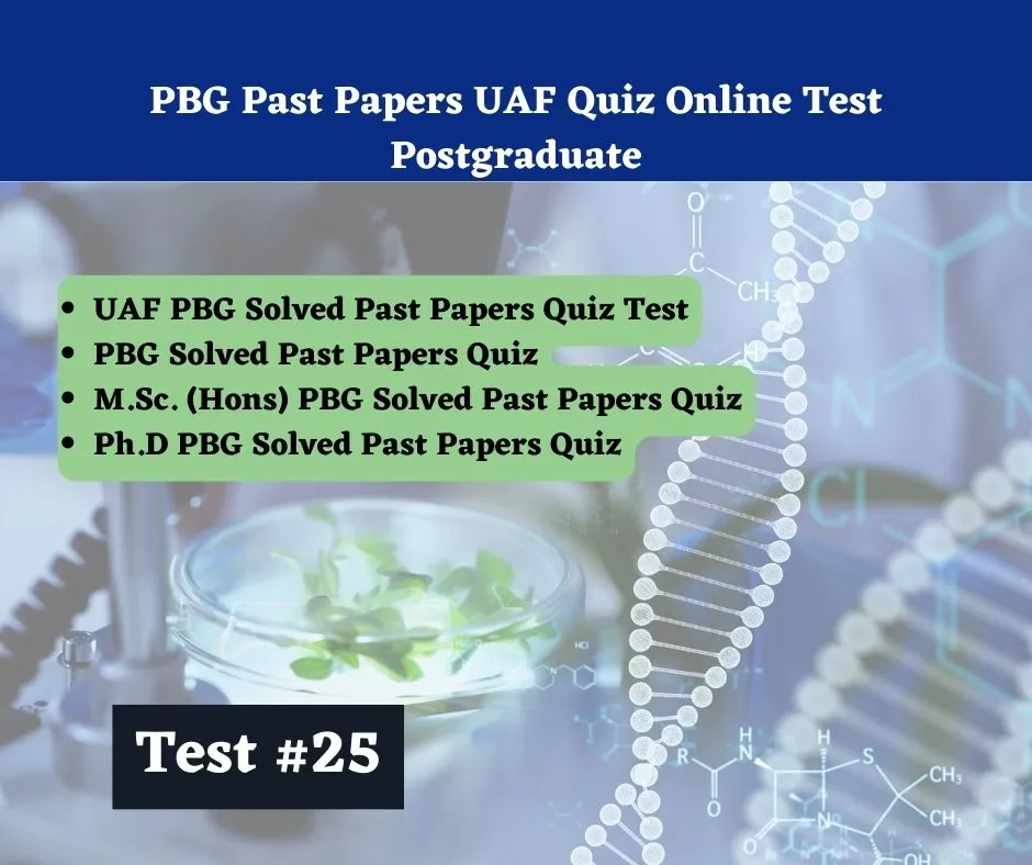 PBG Past Papers UAF Quiz Online Test Postgraduate